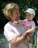 Maggie and Grandma at the Zoo