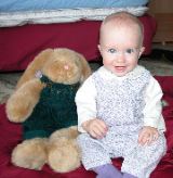 Posing with the Bunny