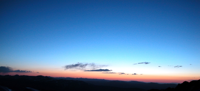 Sunset, Day 1