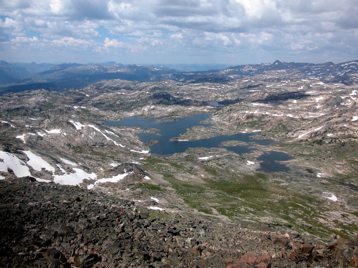 Fossil Lake from the Top